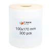 Thermal transfer labels 100x170mm 300pcs 40mm white