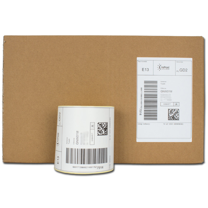 Thermal transfer labels 100x150 500pcs 40mm