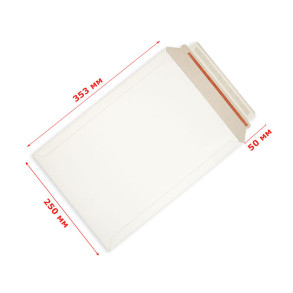 Cardboard envelope 250x353mm B4 white