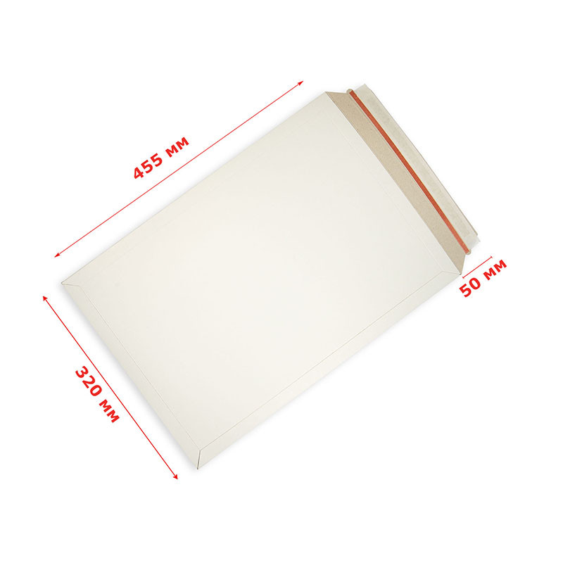 Cardboard envelope 320x455mm A3+ white