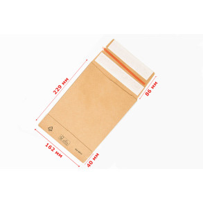 Paper Envelope Expandable Papieropak C5/BB 162x229x40mm