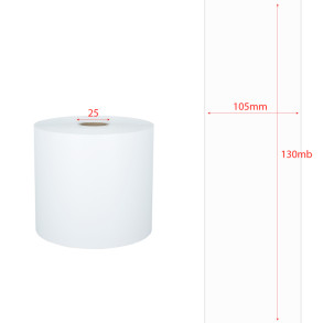 Thermal Labels Linerless 105mm 130mb core 25mm white