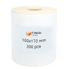 Thermal Labels 100x170mm 300pcs 40mm white