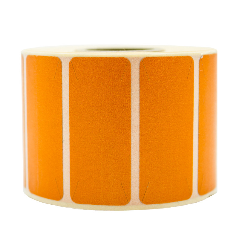 Thermal labels opaque 30x15mm 750pcs 19mm Orange