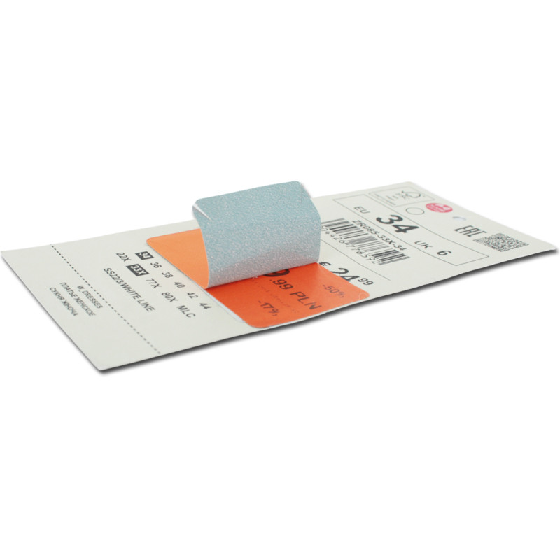 Thermal labels opaque 30x15mm 750pcs 19mm Orange