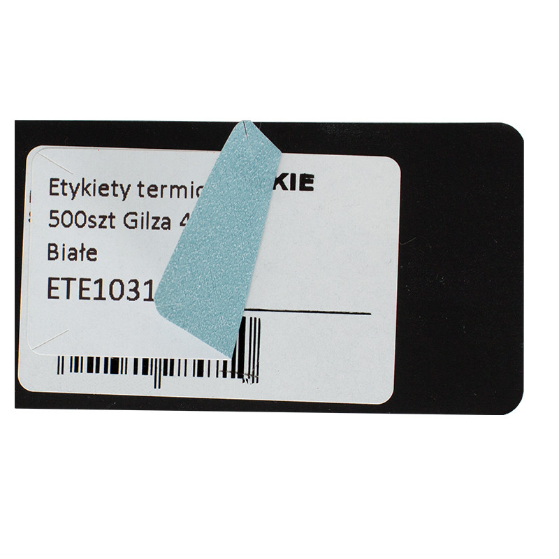 Thermal labels opaque 40x25mm 500pcs 19mm white