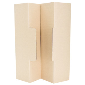 Wine box, cardboard insert for 2 bottles of wine 1 piece