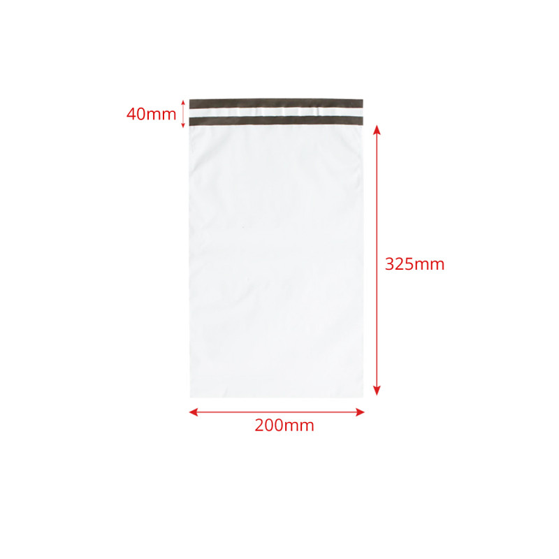 Poly mailers standard C5 200x325 50pcs no printing