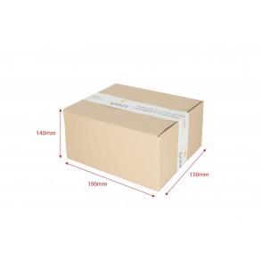 Corrugated folding box 190x150x140 F201 25pcs