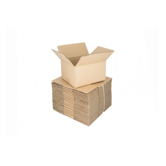 Corrugated folding box 250x200x100 F201 40pcs