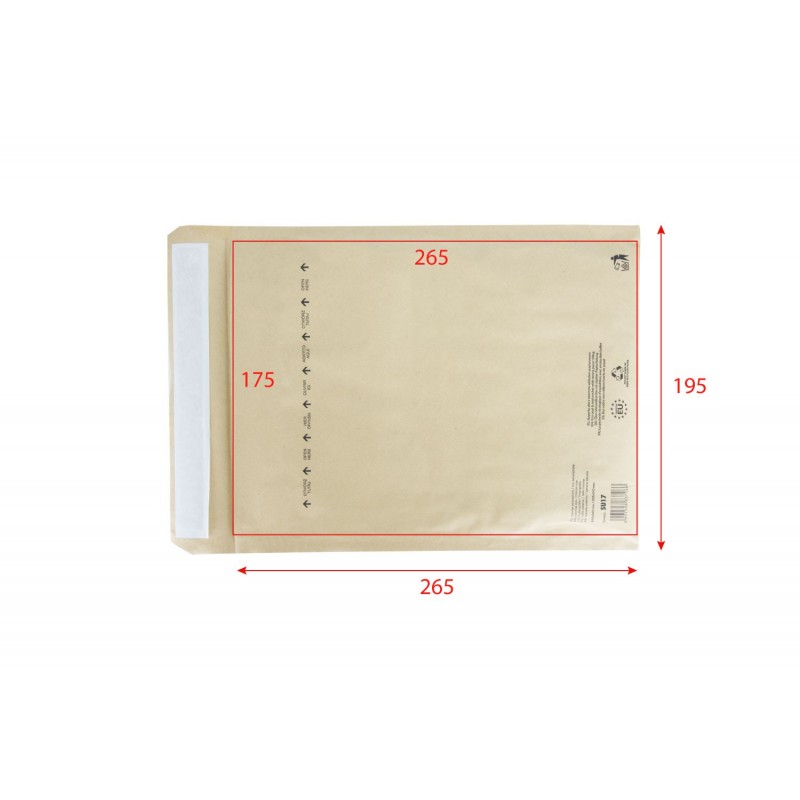 Paper padded envelopes B5 195mm x 265mm