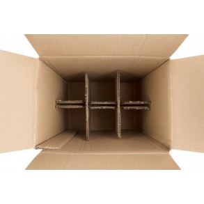 Box With Dividers Stock Photo - Download Image Now - Dividing, Cardboard,  Box - Container - iStock