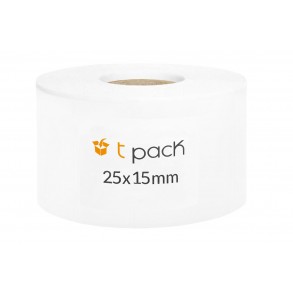 Poly thermal transfer labels white 25x15