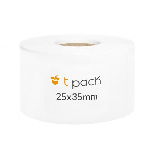 Poly thermal transfer labels white 25x35