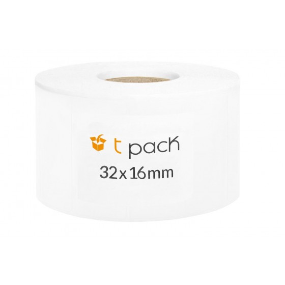 Poly thermal transfer labels white 32x16