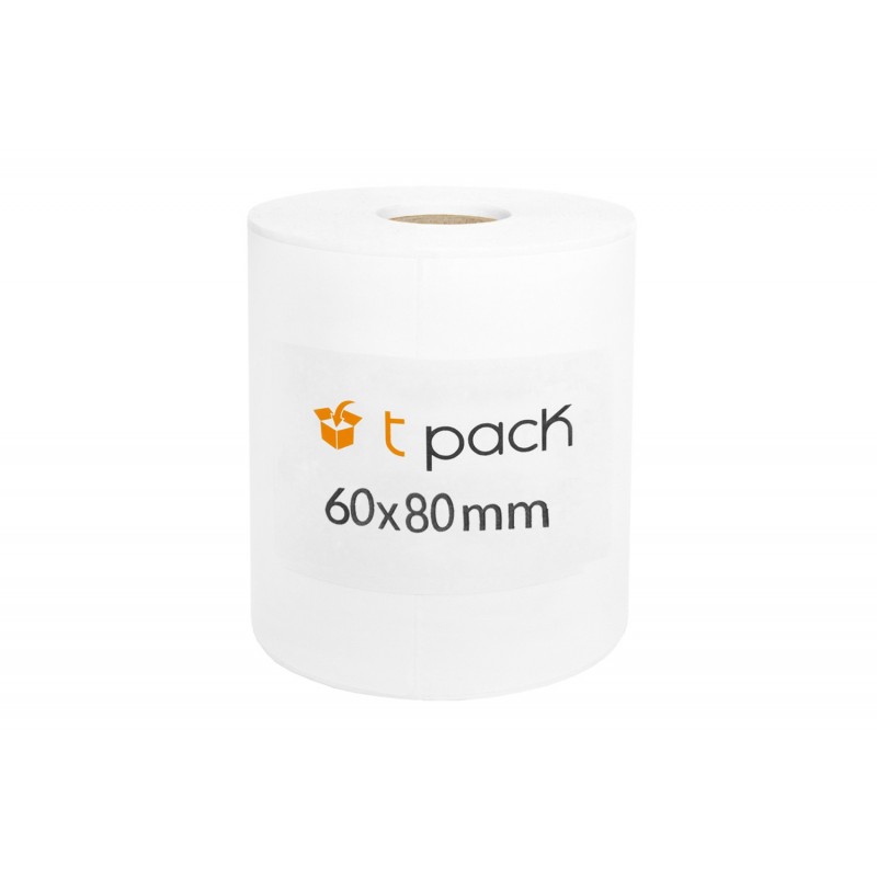 Poly thermal transfer labels white 60x80