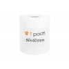 Poly thermal transfer labels white 60x60