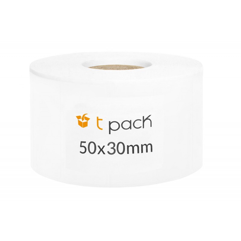 Poly thermal transfer labels white 50x30