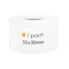 Poly thermal transfer labels white 55x30