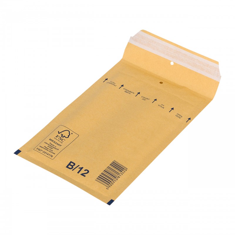 Bubble Mailer 145x225mm brown