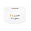 Poly thermal labels white 35x25mm