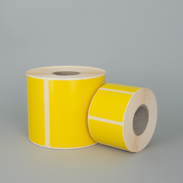 Yellow Thermal Transfer Labels